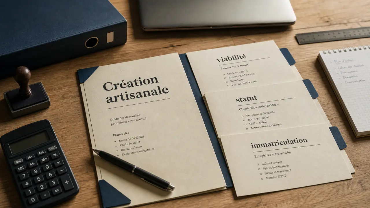 Chambre des métiers création entreprise : statut et immatriculation, accompagnement CMA