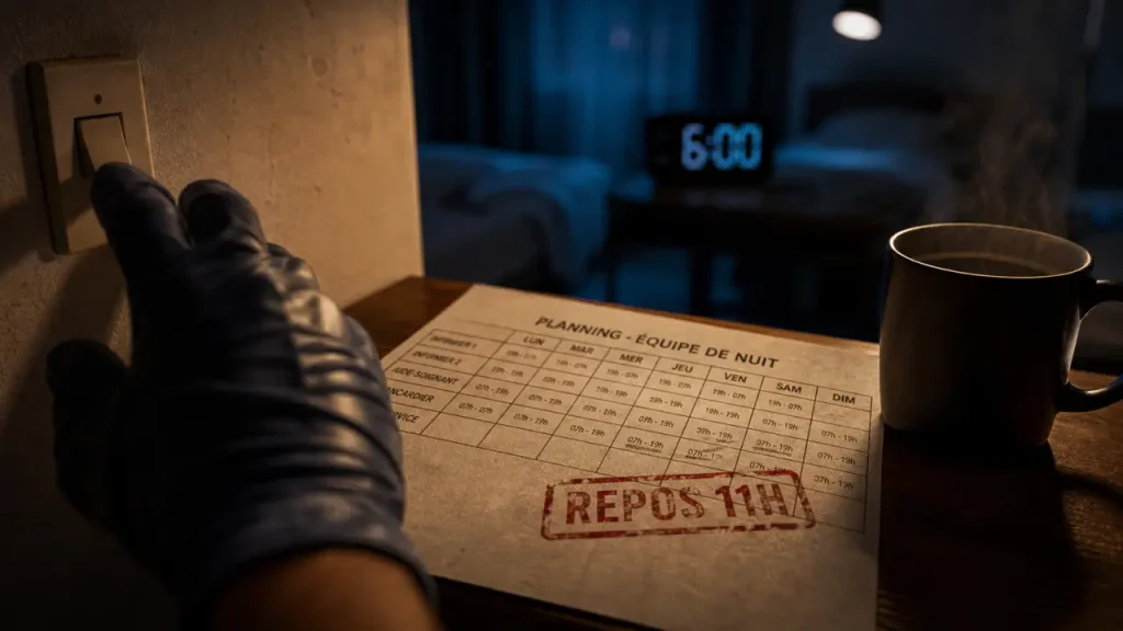 Travail de nuit : 11 heures de repos, repos compensateur et refus encadré