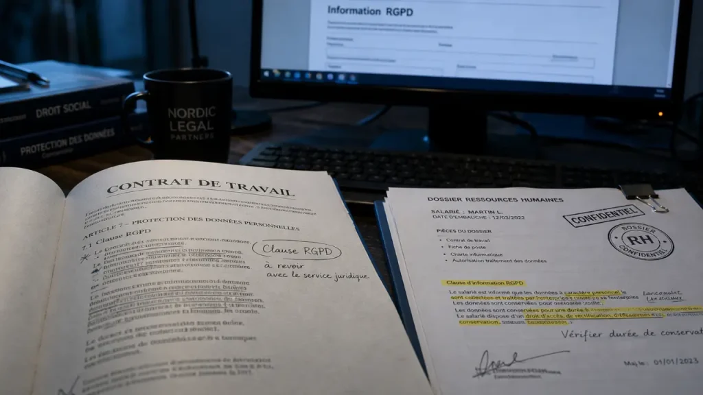 Clause RGPD dans le contrat de travail : 7 mentions obligatoires pour votre conformité