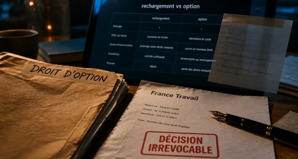 Droit d&rsquo;option France Travail : comment optimiser votre allocation chômage