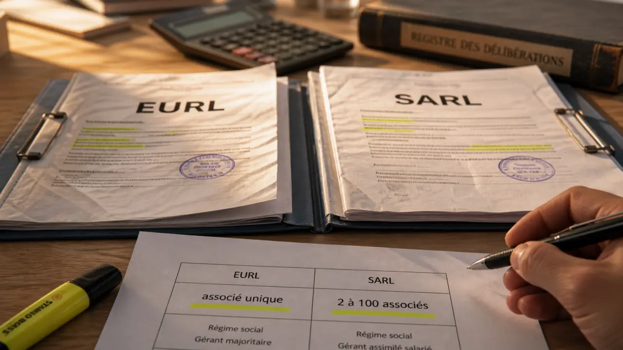 Différence eurl et sarl : associés, fiscalité et gérance
