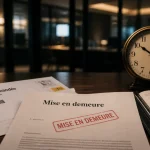 Mise en demeure pour licenciement absence injustifiée