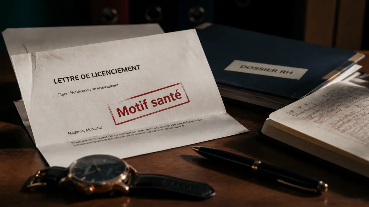 Licenciement pour arret maladie : lettre et dossier RH