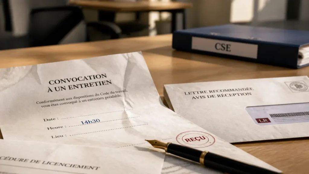 Procédure de licenciement : convocation, entretien, notification et erreurs qui fragilisent la rupture
