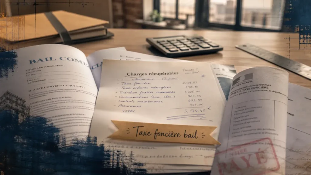 Taxe foncière en bail commercial : le propriétaire paie, sauf clause expresse
