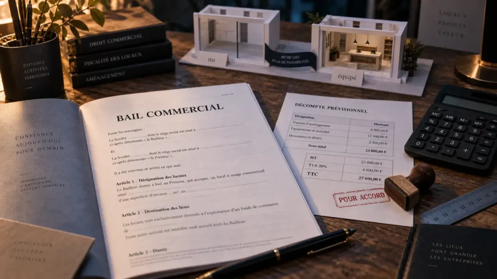 Bail commercial et TVA : quand facturer 20 % et comment éviter une erreur