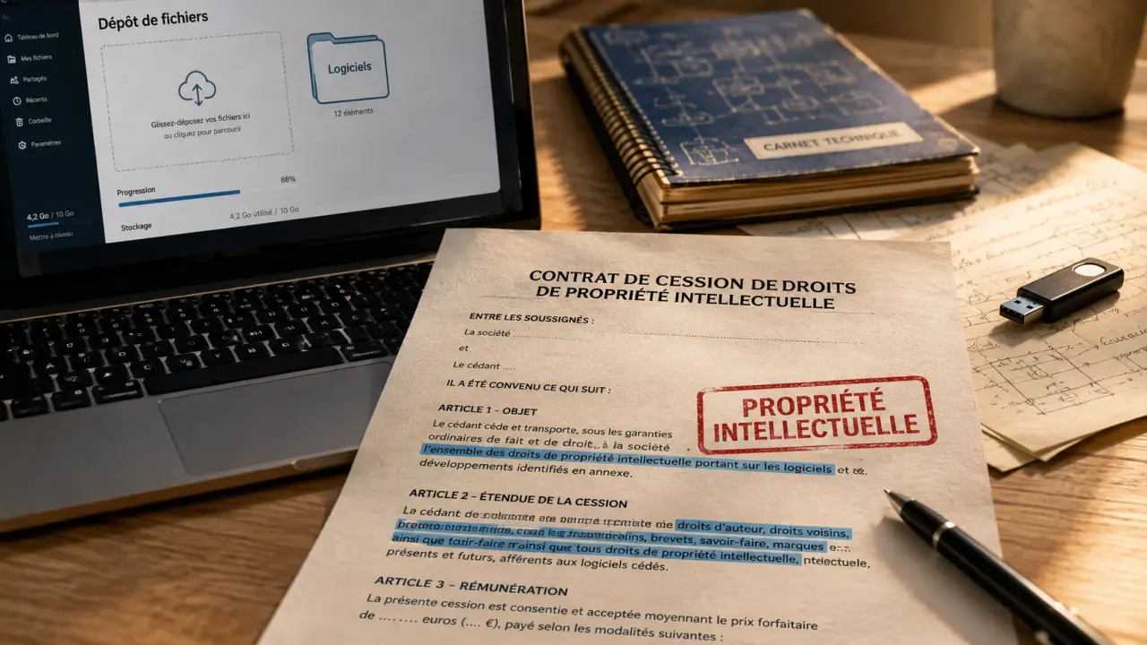 Clause de propriété intellectuelle contrat de travail : contrat et propriété intellectuelle