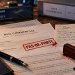 Pas de porte bail commercial : documents juridiques et cachet